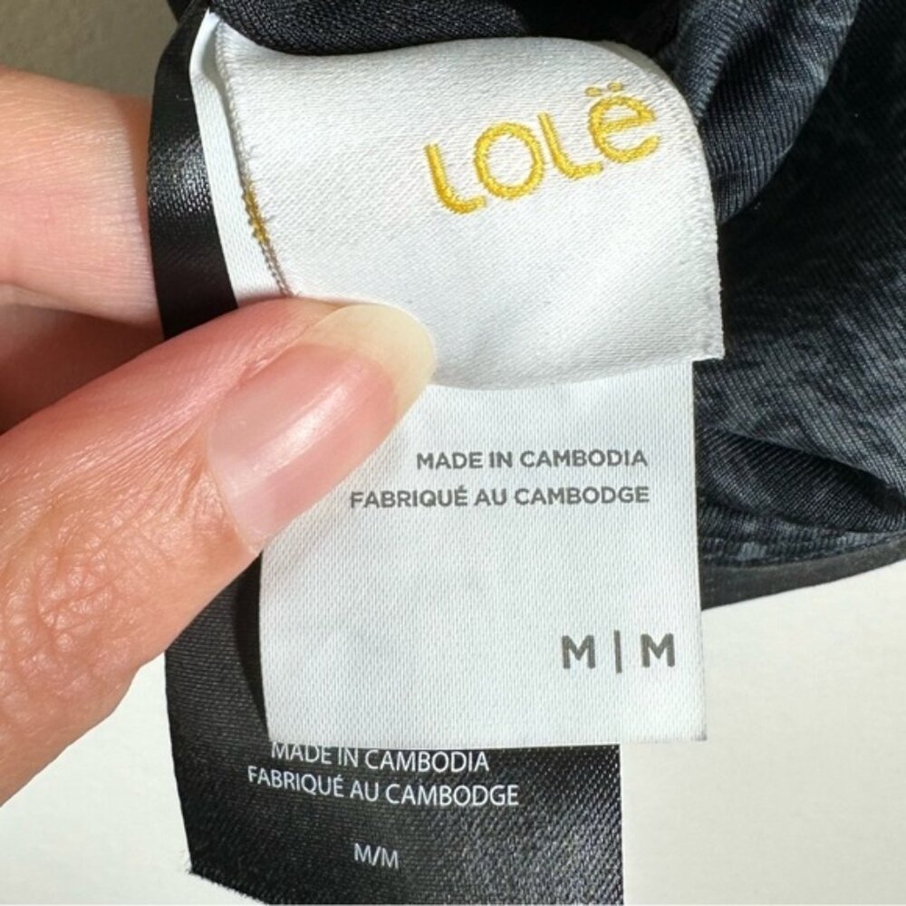 Lole Black And Grey Pattern Bra Medium - image 7